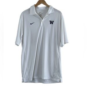 University of Washington | Nike soccer short sleeve polo shirt size large